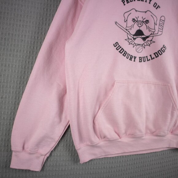 Shoresy Property of Sudbury Bulldogs Pink Hoodie Mens Large - Picture 4 of 7
